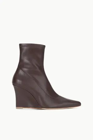 VESPER ANKLE WEDGE BOOT | ESPRESSO