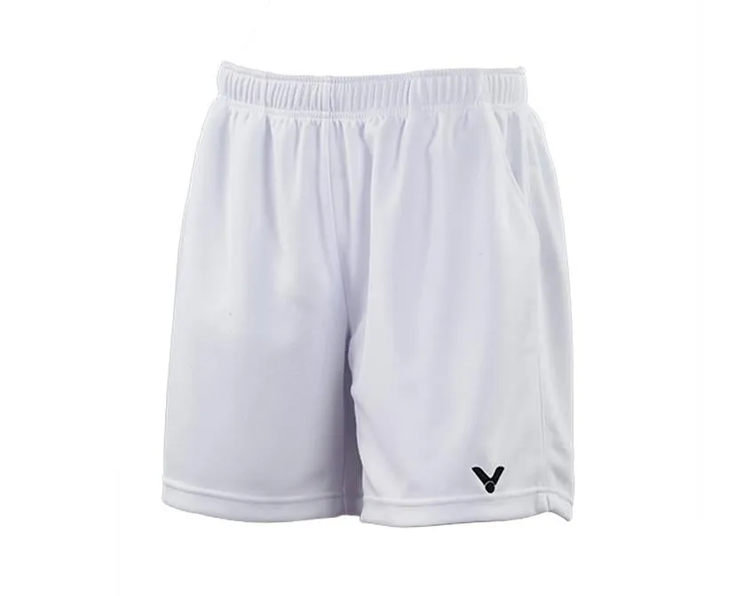 VICTOR R-3096 A UNISEX BADMINTON SHORTS [WHITE]