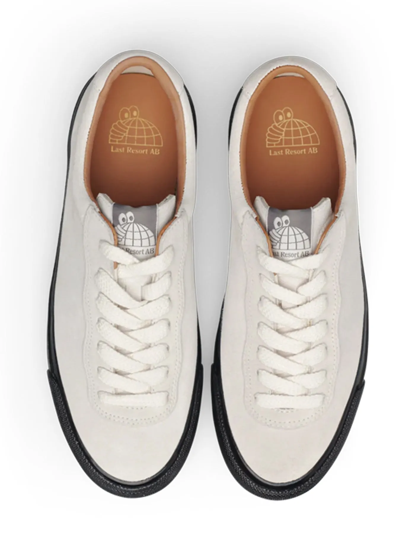 VM001 Suede Lo White/Black Shoes