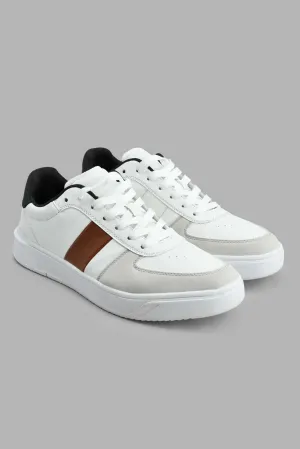 White Lace-Up Skate Shoe