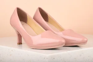 Women Pink Kitten Pumps Heels