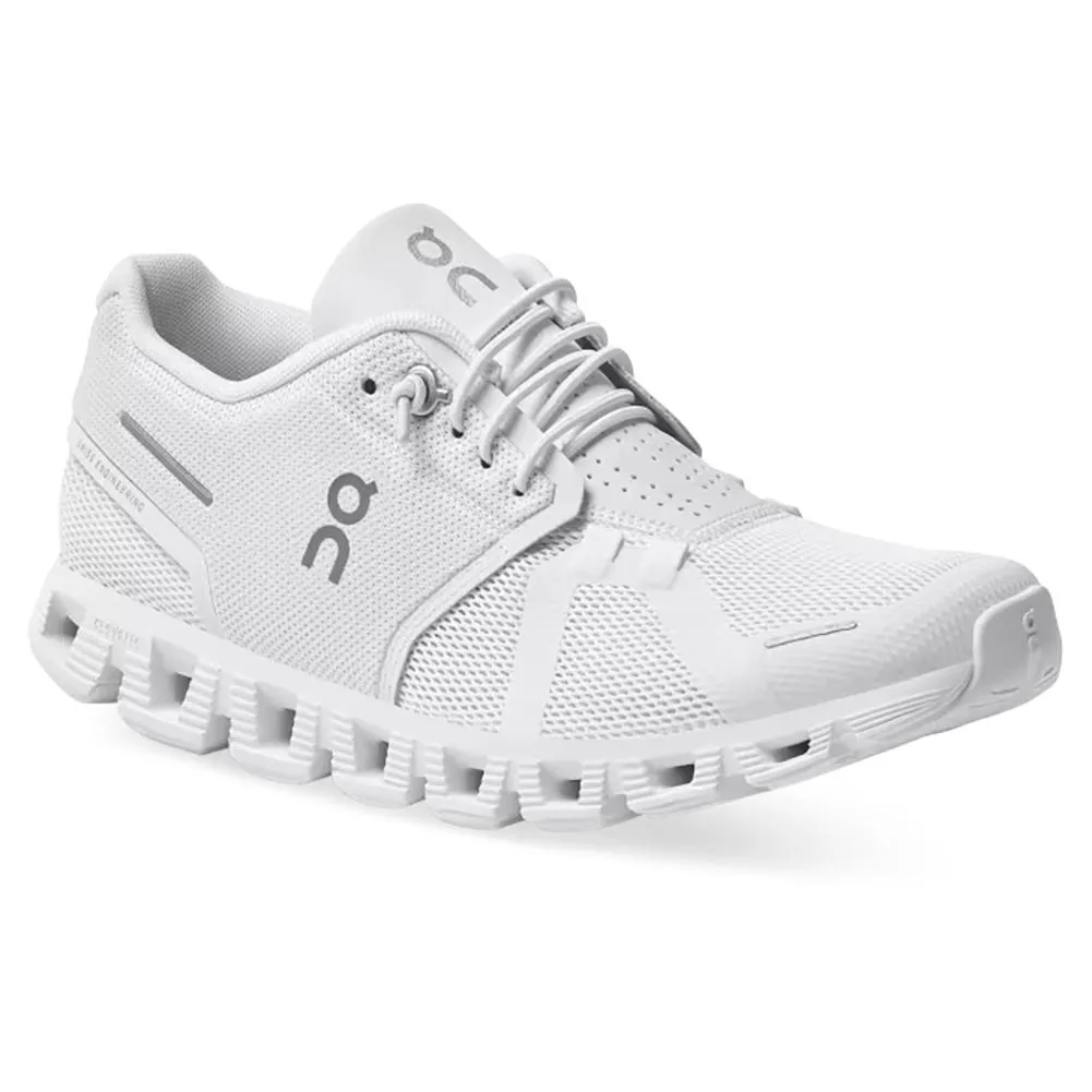 Women's Cloud 5 Running Shoes All White