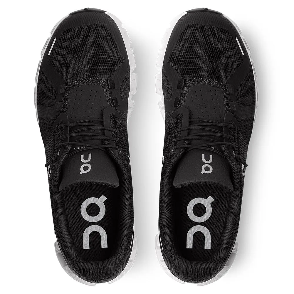 Women's Cloud 5 Running Shoes Black and White