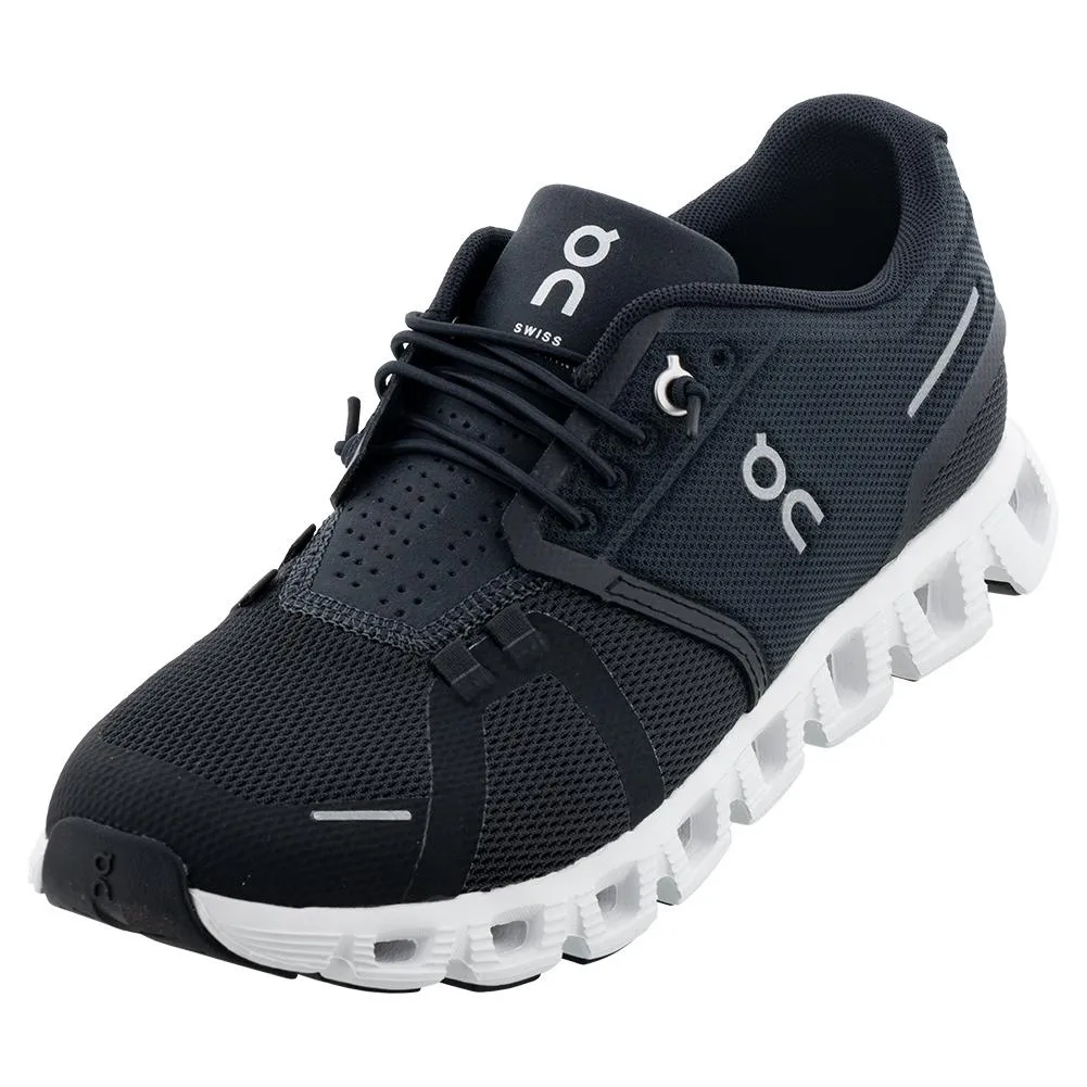 Women's Cloud 5 Running Shoes Black and White