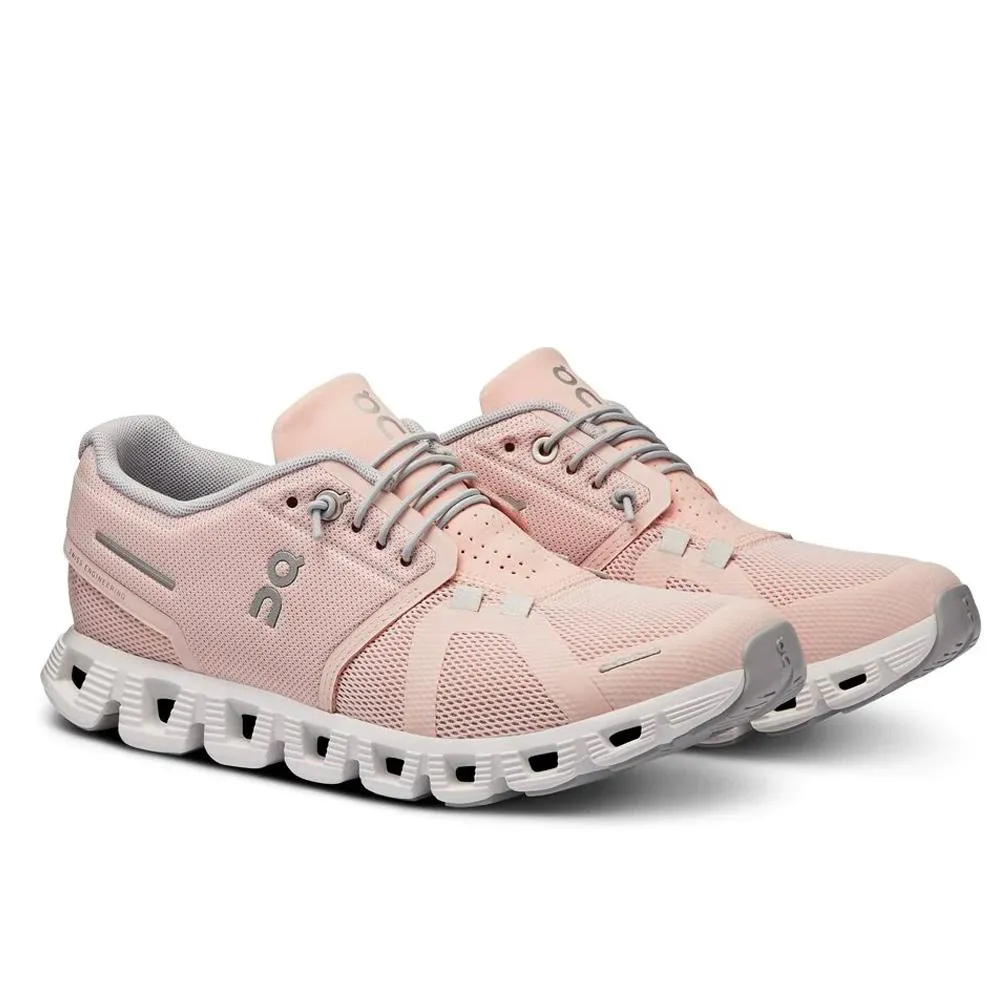 Women`s Cloud 5 Running Shoes Shell and White