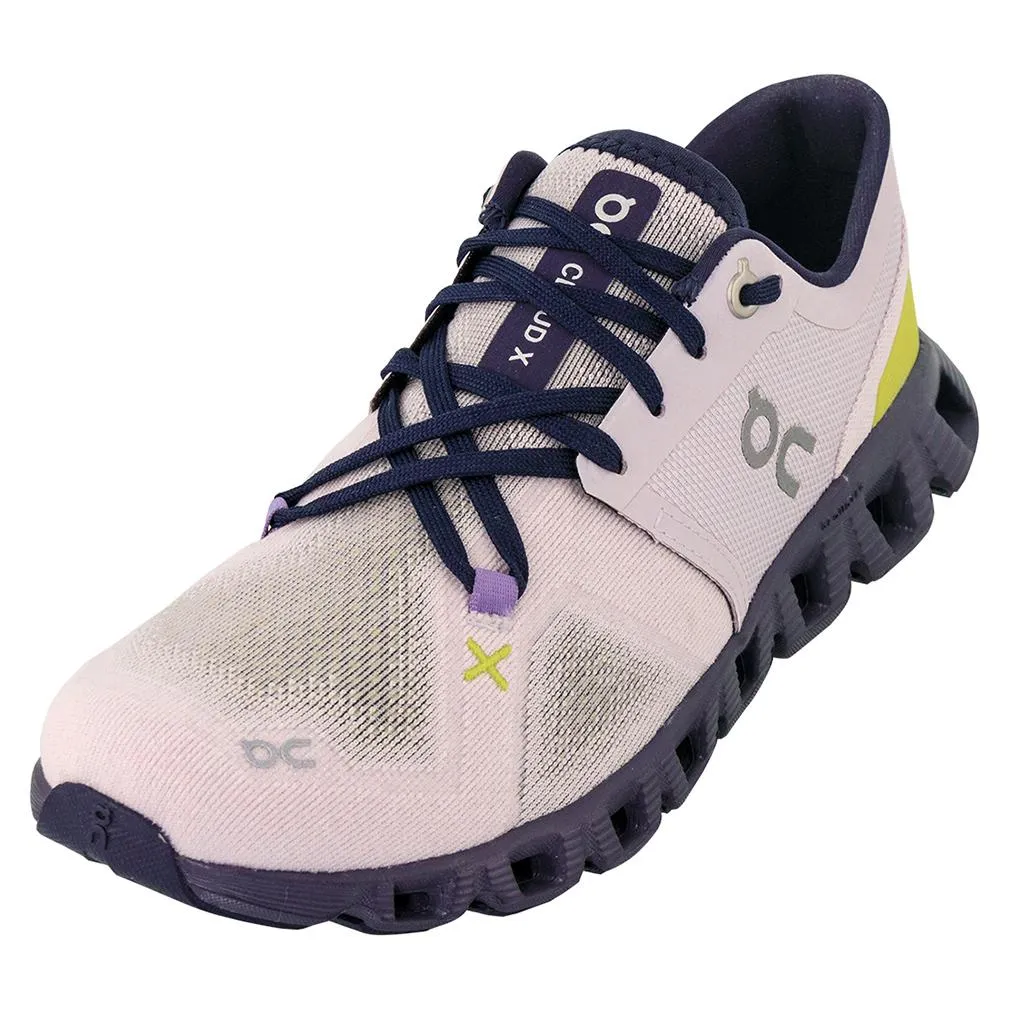 Women's Cloud X 3 Running Shoes Orchid and Iron