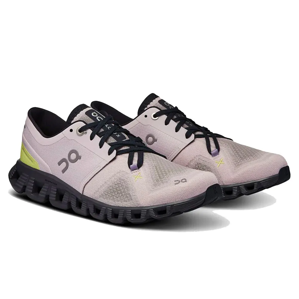 Women's Cloud X 3 Running Shoes Orchid and Iron