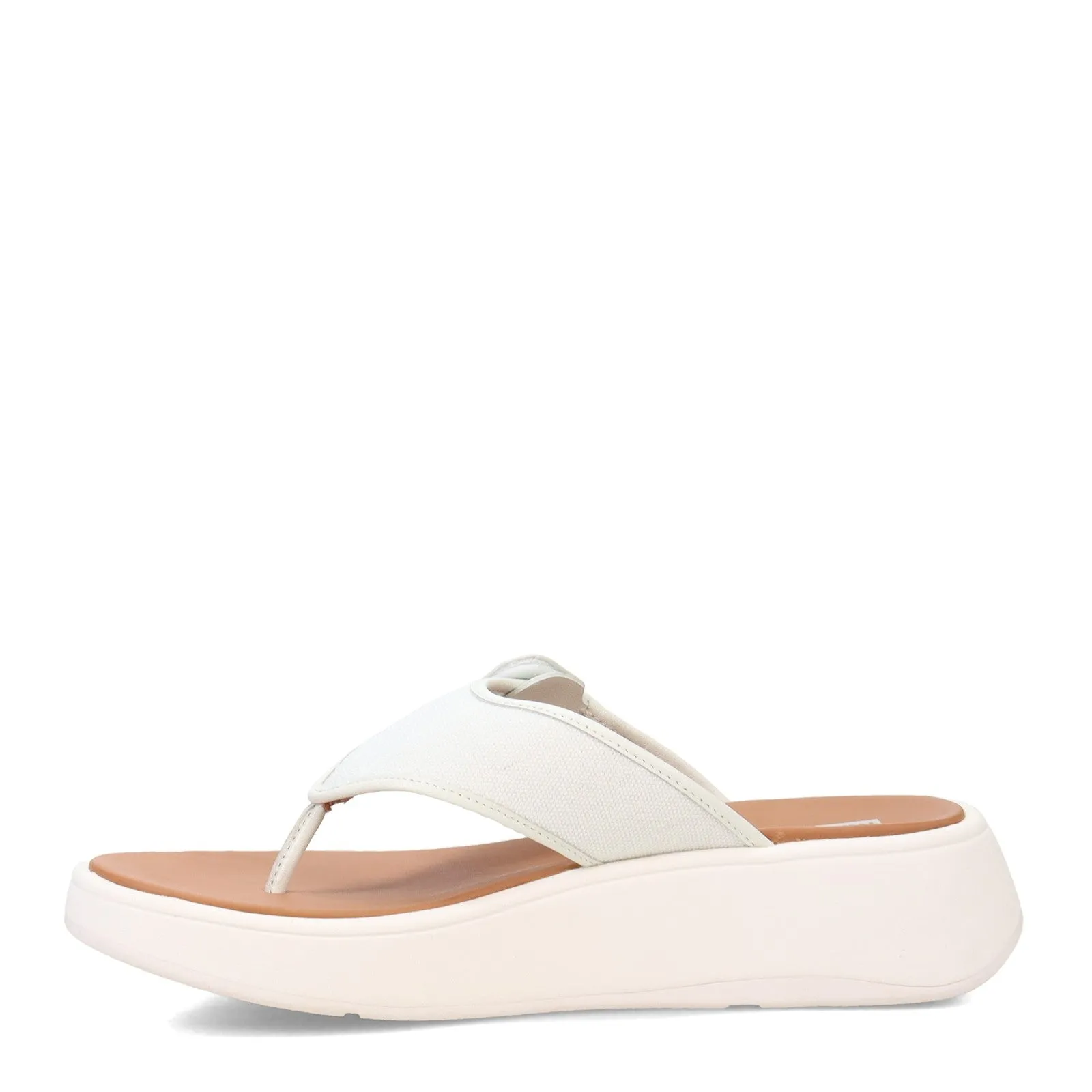 Women's FitFlop, F-Mode Canvas Flatform Thong Sandal