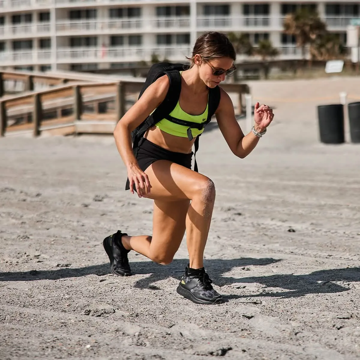 Women's Rough Runner - Midnight Frogskin   Acid Lime